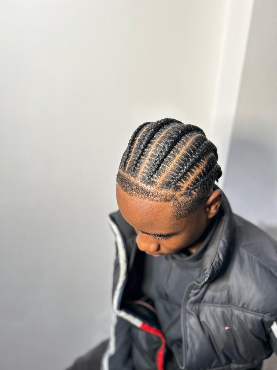 Herren-Cornrows aus dem Parrylicious Studio